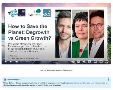 How to Save the Planet: Degrowth vs Green Growth?