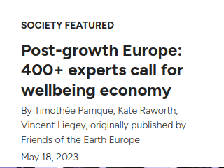 Post-growth Europe